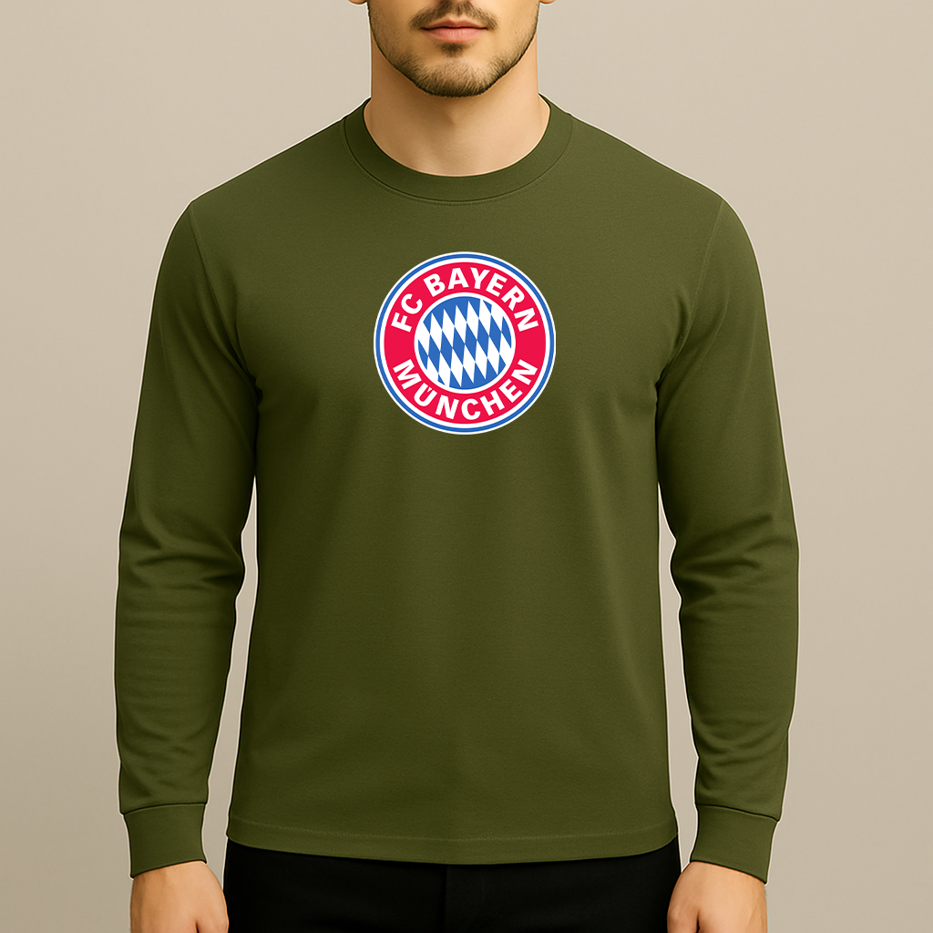 Men's F.C. Bayern Munchen Soccer Long Sleeve T-Shirt