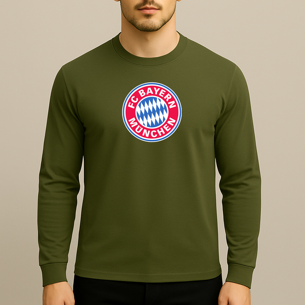 Men's F.C. Bayern Munchen Soccer Long Sleeve T-Shirt