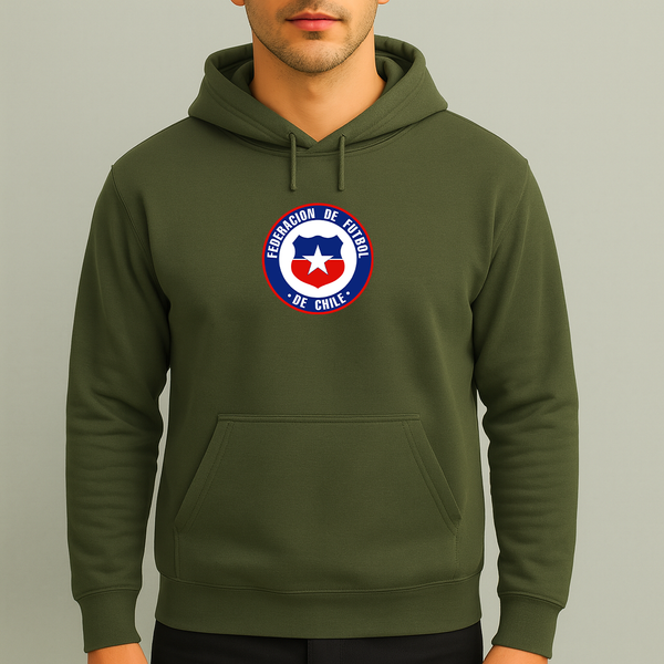 Men's Chile National Soccer Team  Pullover Hoodie