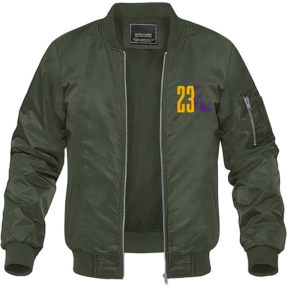 Men's Lebron James 23 Lightweight Bomber Jacket