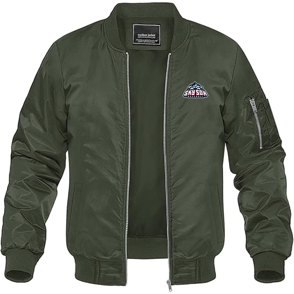 Men's Colorado Springs Sky Sox Logo Lightweight Bomber Jacket