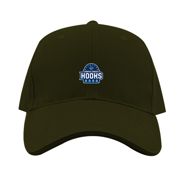 Corpus Christi Hooks Logo  Dad Baseball Cap Hat