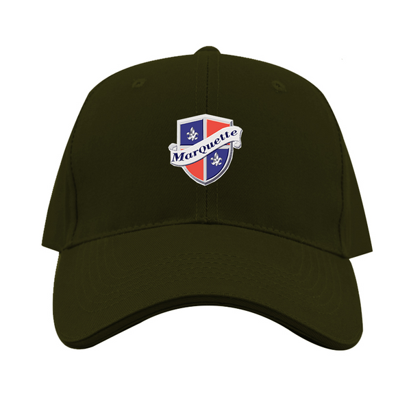 Marquette Logo  Dad Baseball Cap Hat