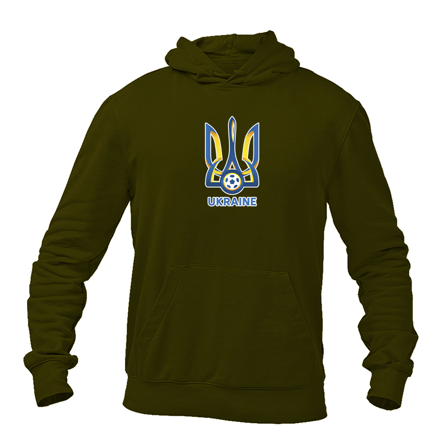 Men's Ukraine National Football Soccer Team Pullover Hoodie