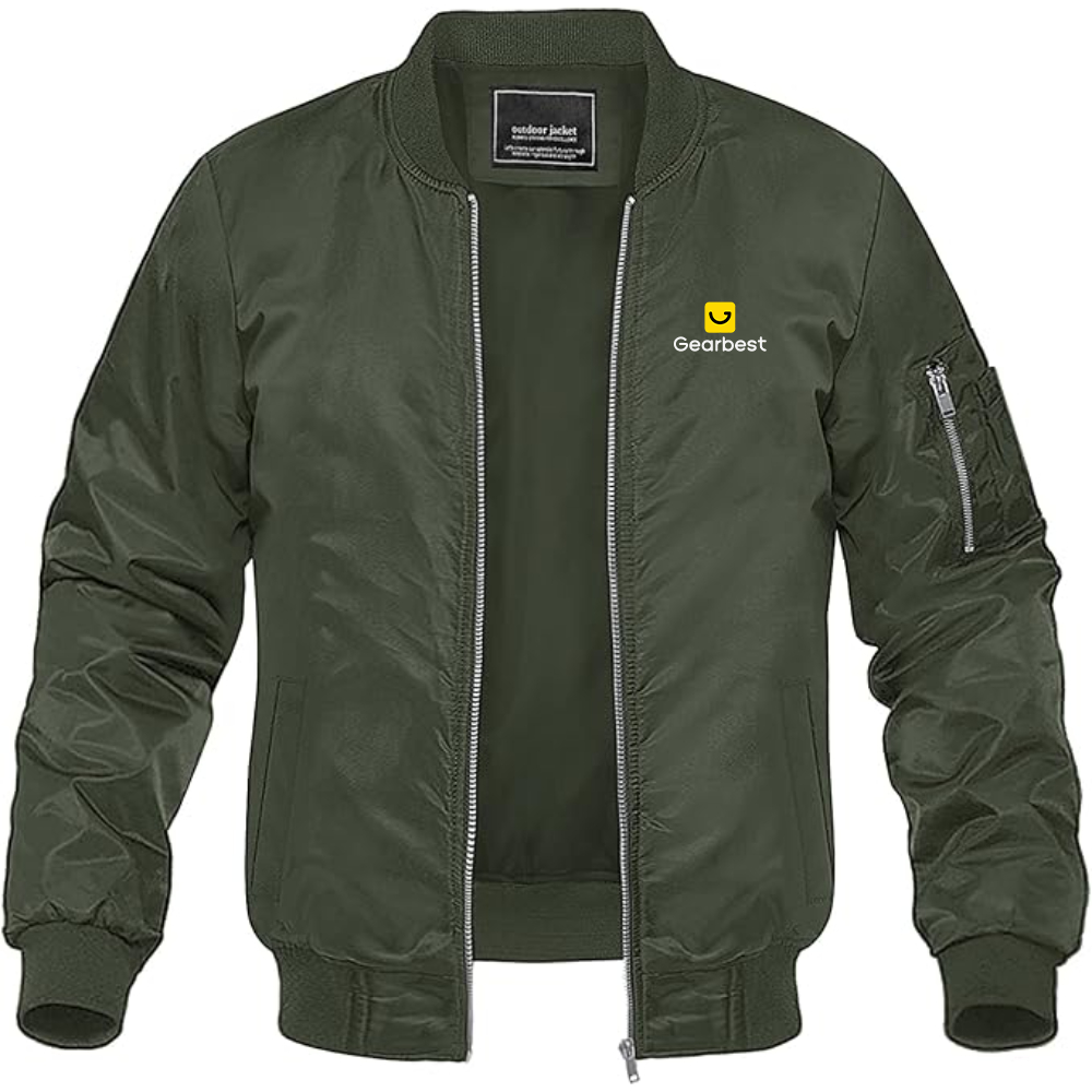 Men's Gearbest Logo Lightweight Bomber Jacket