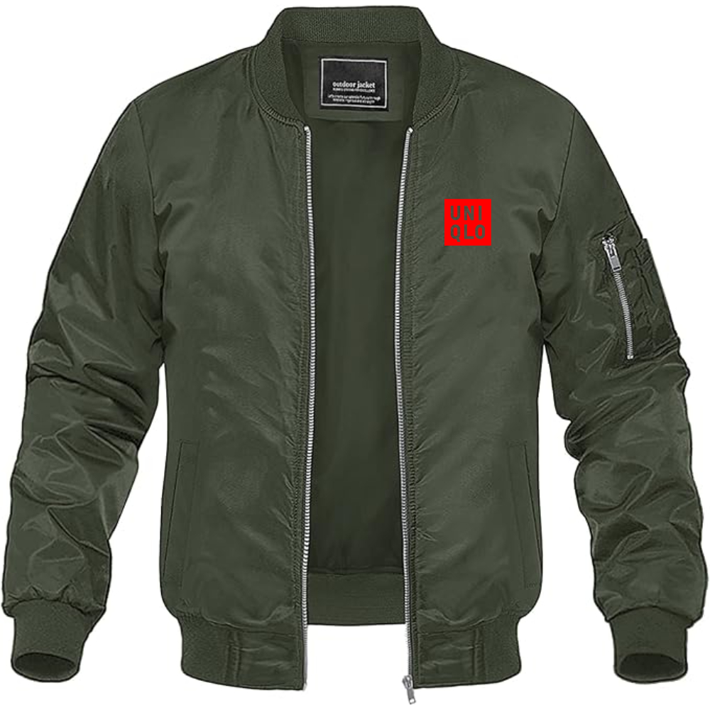 Men's Uniqlo Logo Lightweight Bomber Jacket
