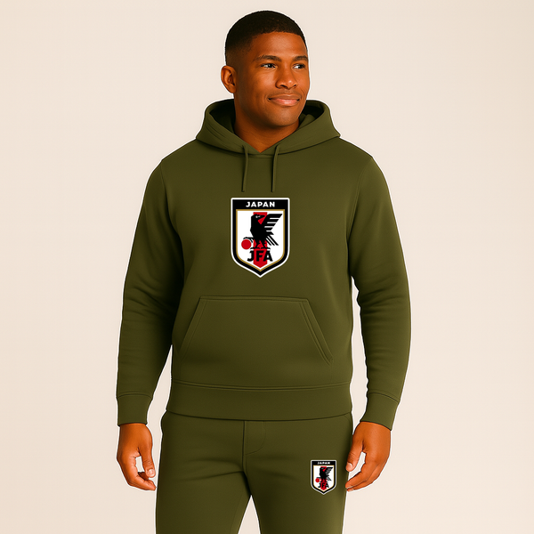 Men's Japan National Soccer Team Hoodie Joggers Set