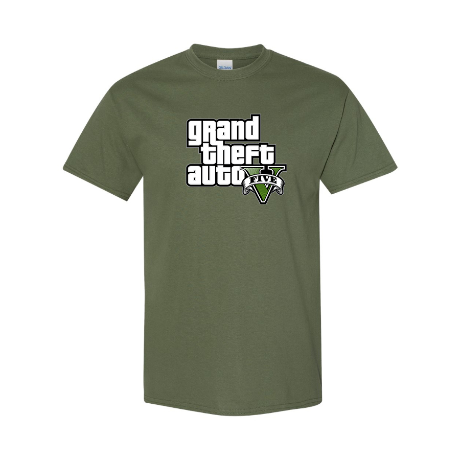 Men's GTA 5 Grand Theft Auto V Cotton T-Shirt Game