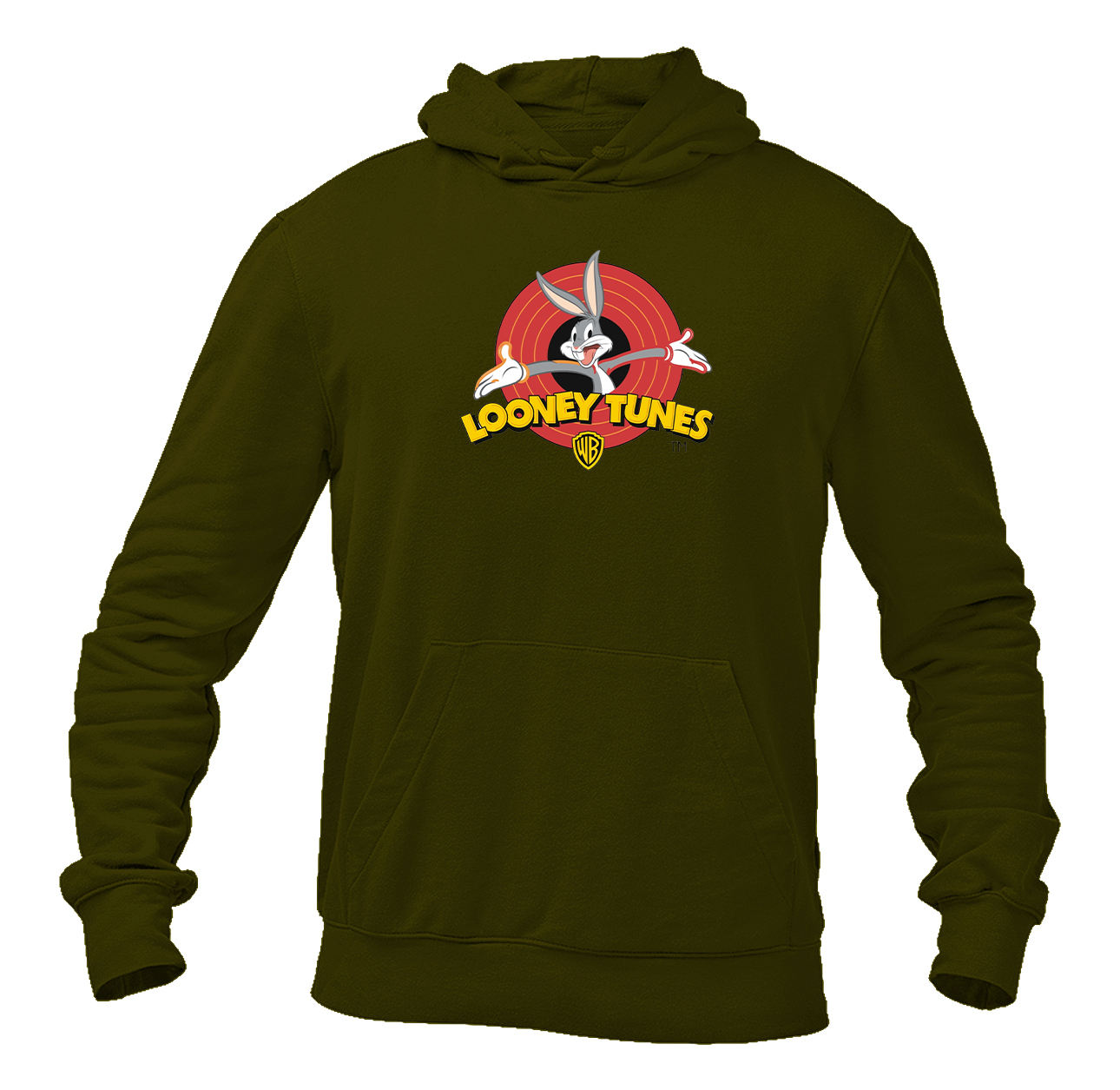 Men's Looney Tunes Warner Brothers Cartoon Pullover Hoodie