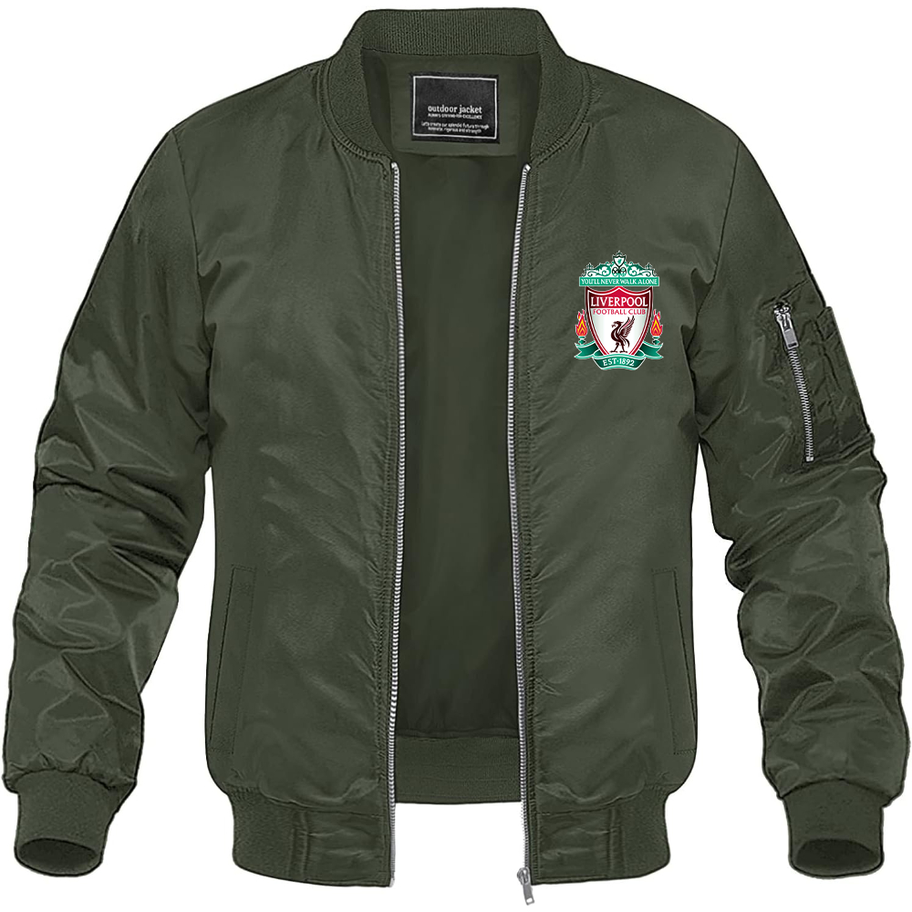 Men's Liverpool Football Club Est.1892 Lightweight Bomber Jacket
