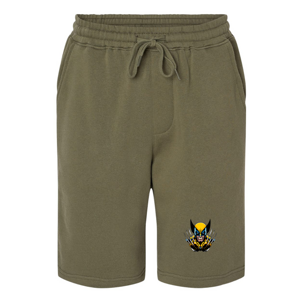 Men's  Wolverine 2025 Art   Independent Trading Co Midweight Fleece Shorts