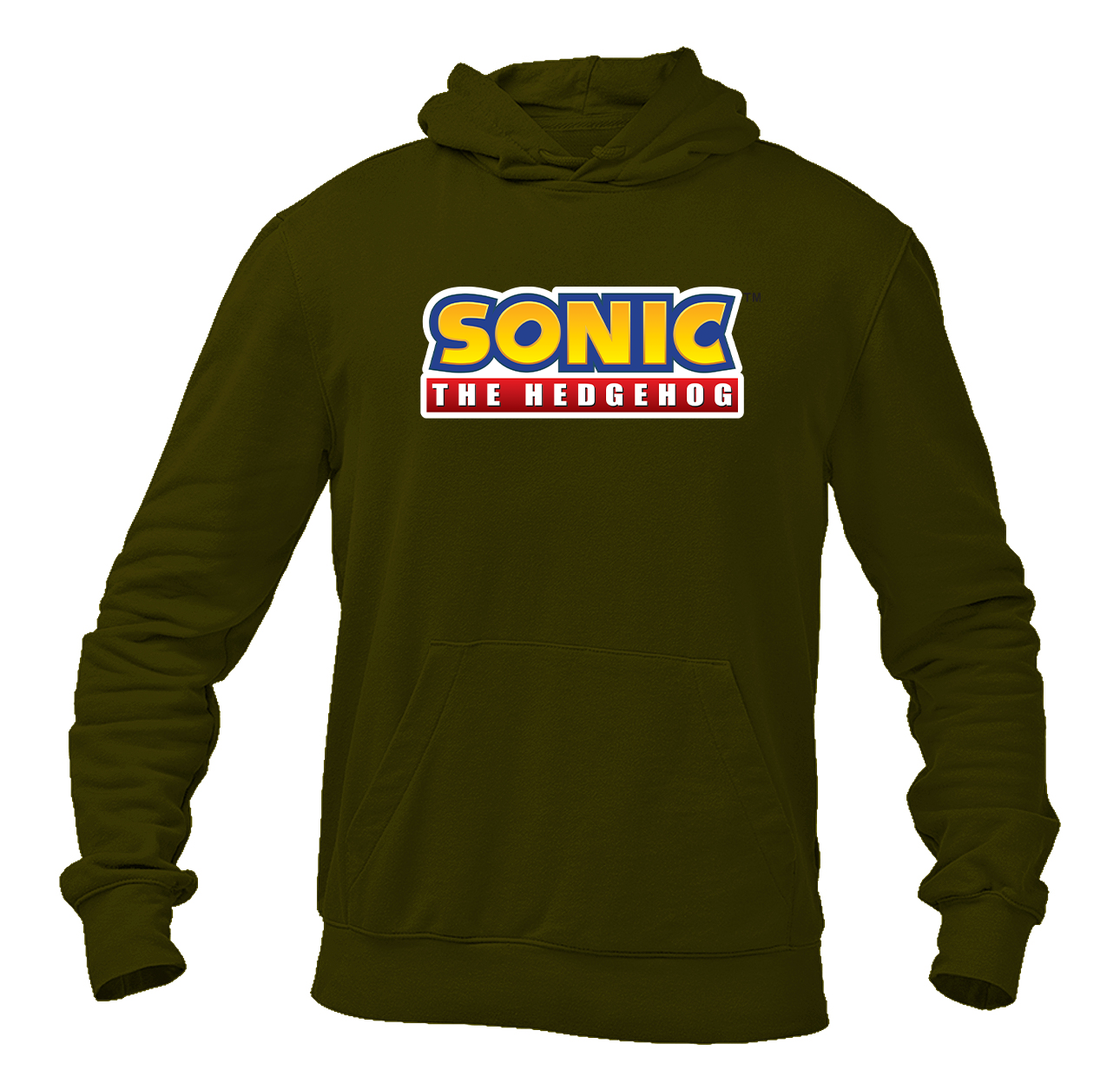 Men's Sonic The Hedgehog Cartoon Pullover Hoodie