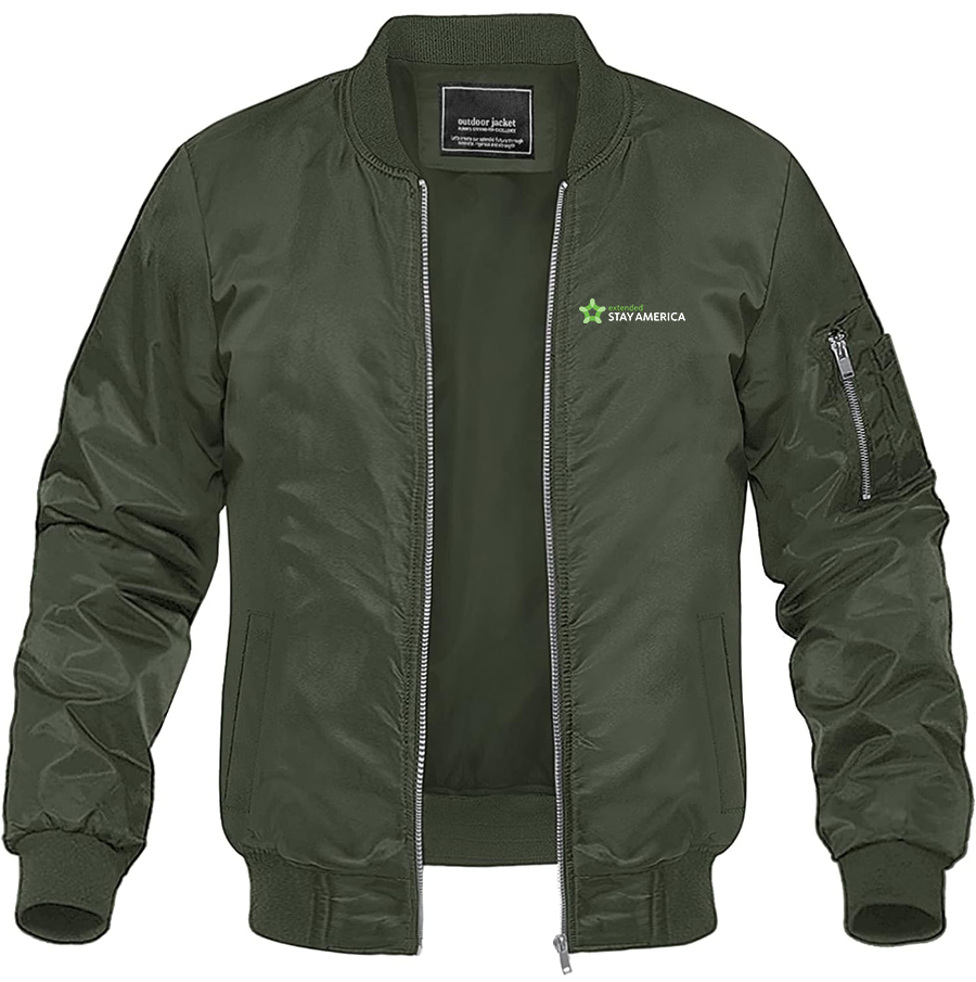 Men's Extended Stay America Lightweight Bomber Jacket