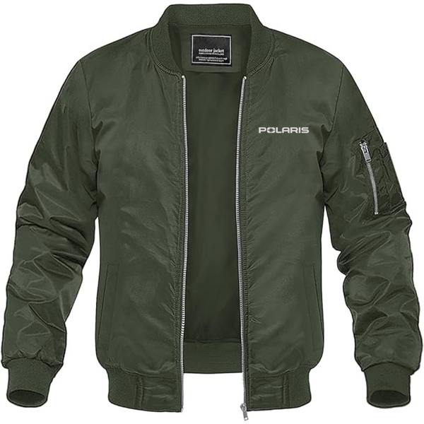 Men's Polaris Lightweight Bomber Jacket Windbreaker Softshell Varsity Jacket Coat