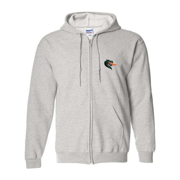 Men's UAB Blazers Gildan  Heavy Blend Full Zip Hooded Sweatshirt