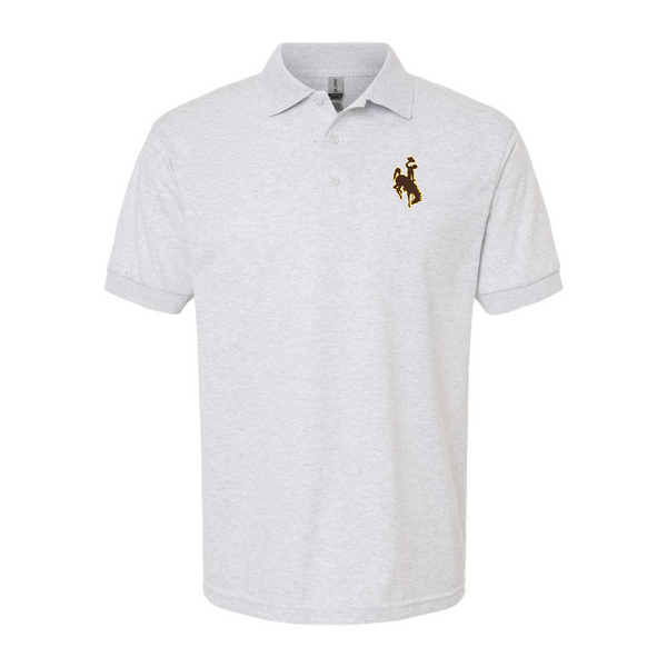 Men's  Wyoming Cowboys Gildan Dry Blend Jersey Polo