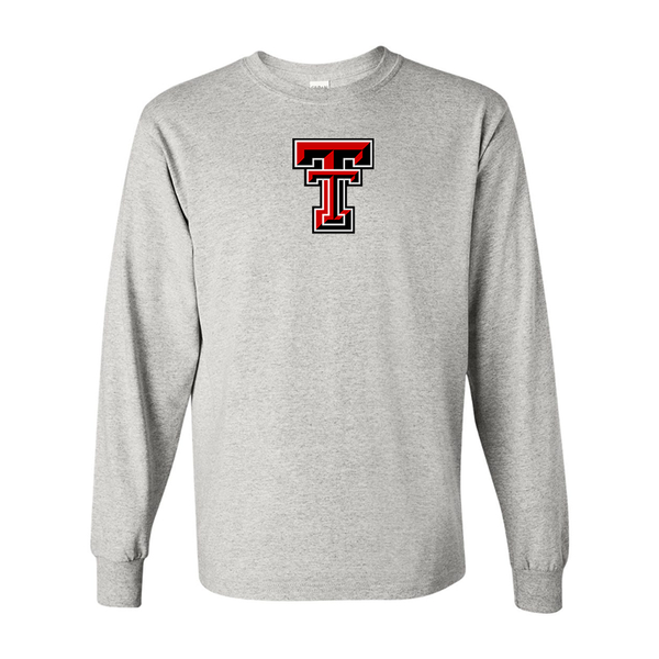 Men's Texas Tech Red Raiders  Gildan Heavy Cotton Long Sleeve T-Shirt