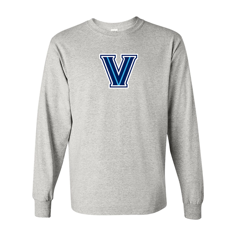 Men's Villanova Wildcats Gildan Heavy Cotton Long Sleeve T-Shirt