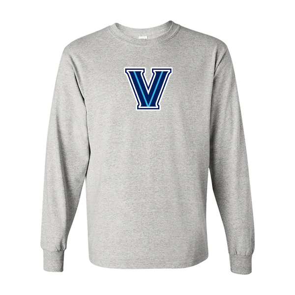 Men's Villanova Wildcats Gildan Heavy Cotton Long Sleeve T-Shirt
