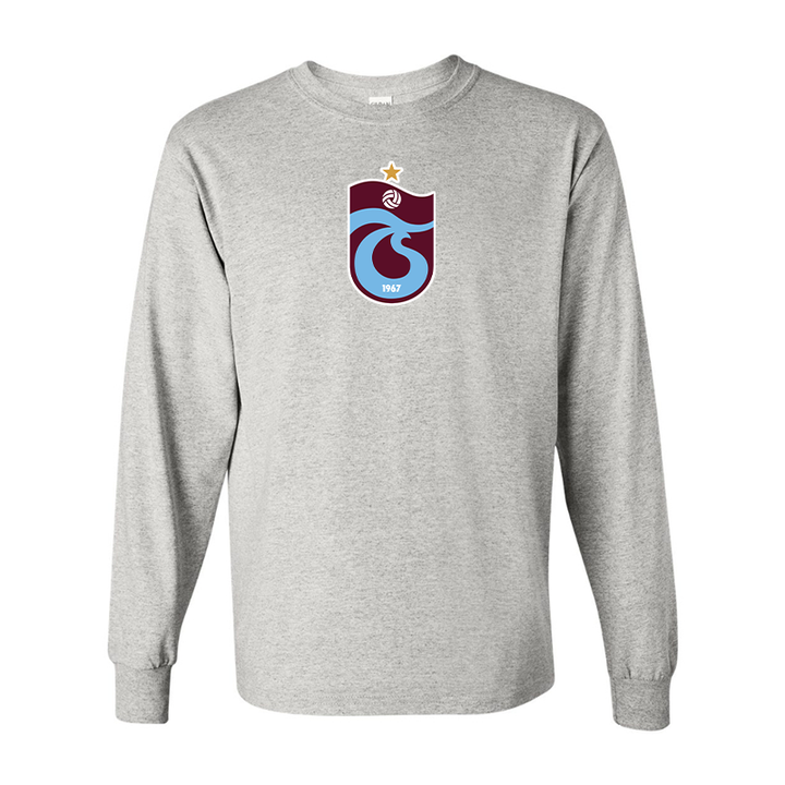 Men's Trabzonspor Soccer Gildan Heavy Cotton Long Sleeve T-Shirt