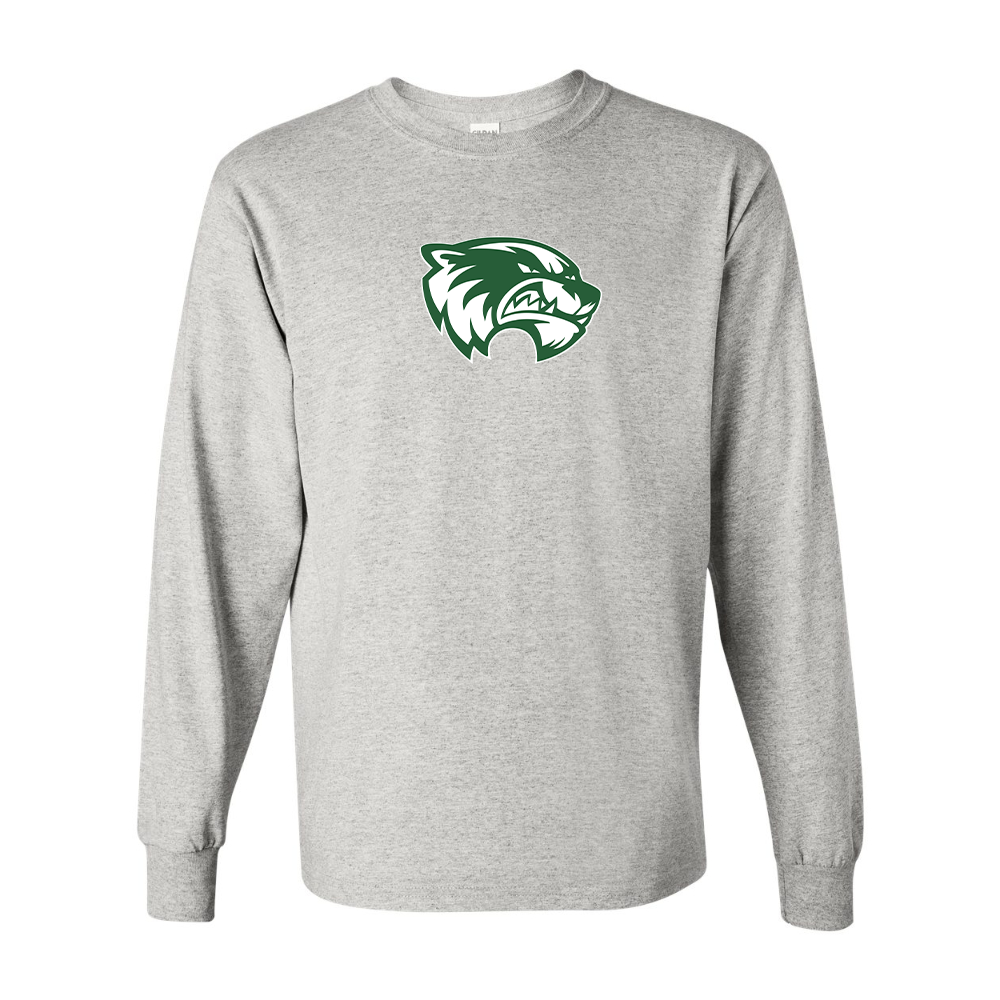 Men's  Utah Valley Wolverines Gildan Heavy Cotton Long Sleeve T-Shirt