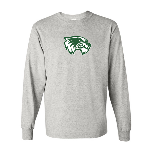 Men's  Utah Valley Wolverines Gildan Heavy Cotton Long Sleeve T-Shirt
