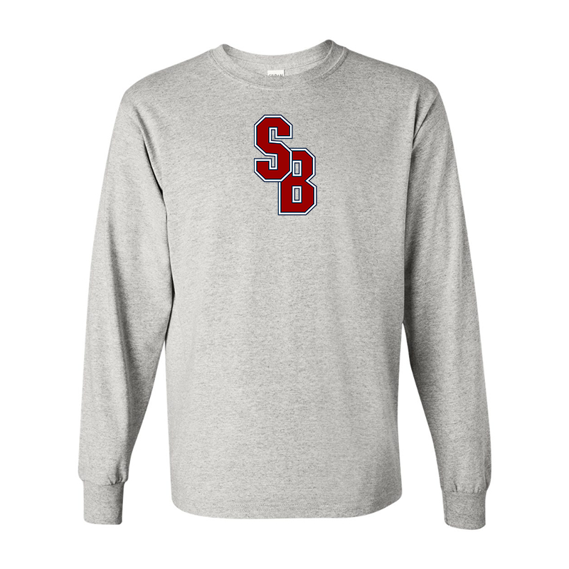 Men's Stony Brook Seawolves Gildan Heavy Cotton Long Sleeve T-Shirt