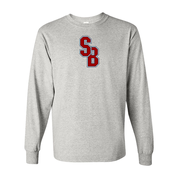 Men's Stony Brook Seawolves Gildan Heavy Cotton Long Sleeve T-Shirt