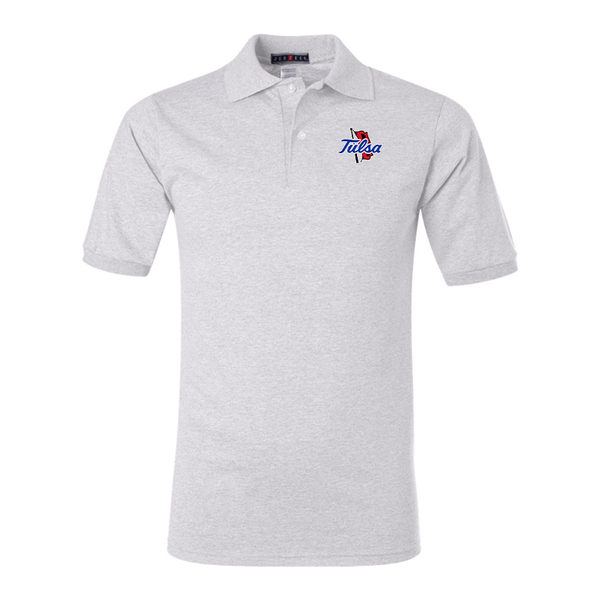 Men's Tulsa Golden Hurricane JERZEES  SpotShield polo