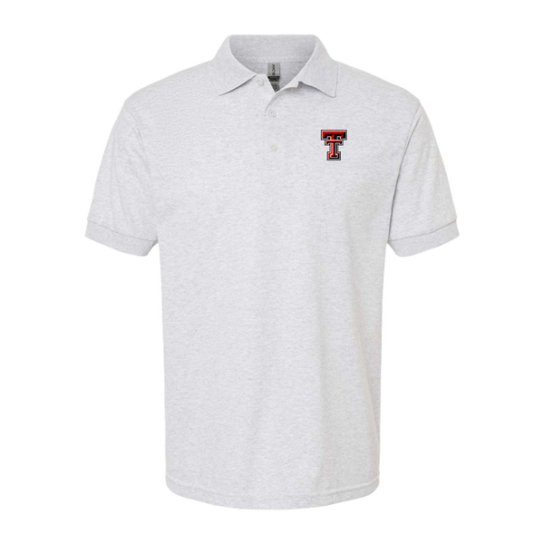 Men's Texas Tech Red Raiders  Gildan Dry Blend Jersey Polo