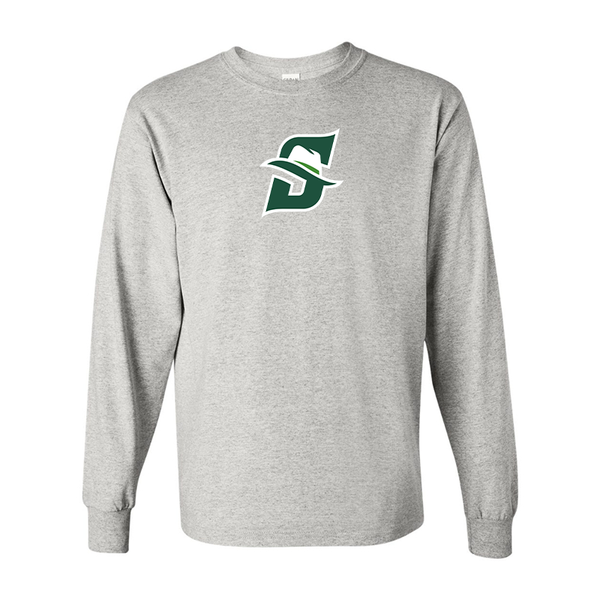 Men's Stetson Hatters Gildan Heavy Cotton Long Sleeve T-Shirt