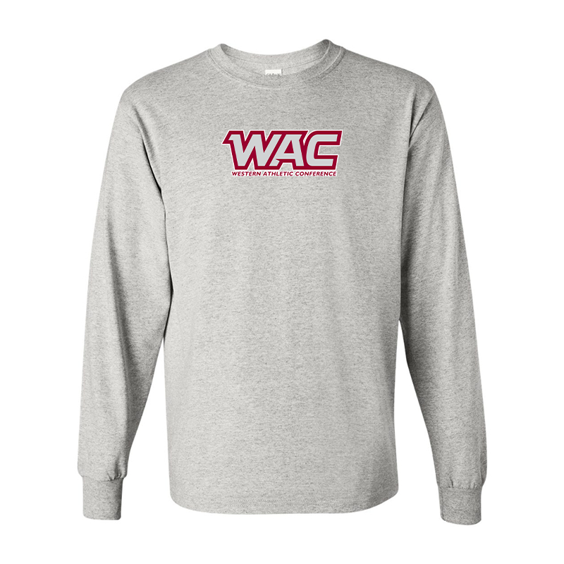 Men's Western Athletic Conference Gildan Heavy Cotton Long Sleeve T-Shirt