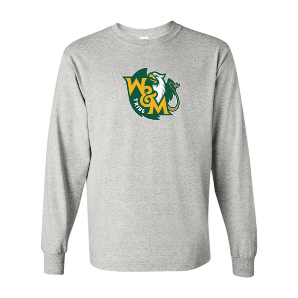 Men's  William and Mary Tribe Gildan Heavy Cotton Long Sleeve T-Shirt