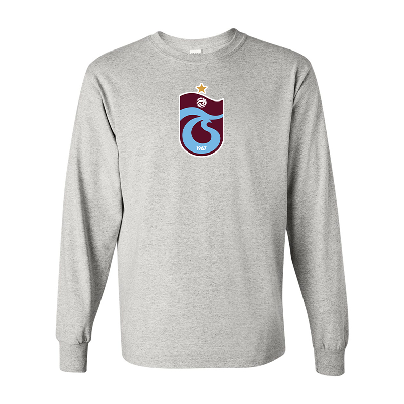 Men's Trabzonspor Soccer Gildan Heavy Cotton Long Sleeve T-Shirt