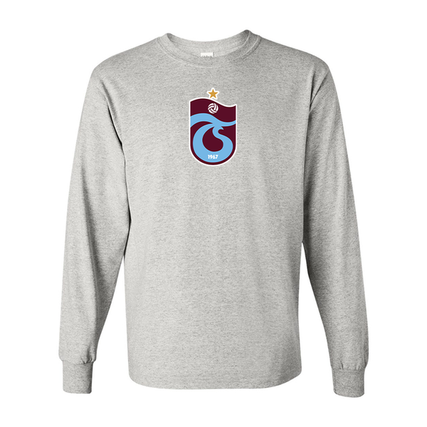 Men's Trabzonspor Soccer Gildan Heavy Cotton Long Sleeve T-Shirt