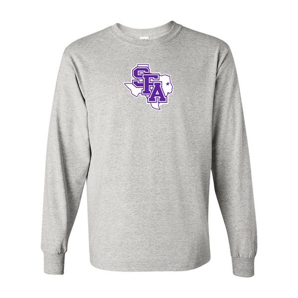 Men's Stephen F. Austin Lumberjacks  Gildan Heavy Cotton Long Sleeve T-Shirt