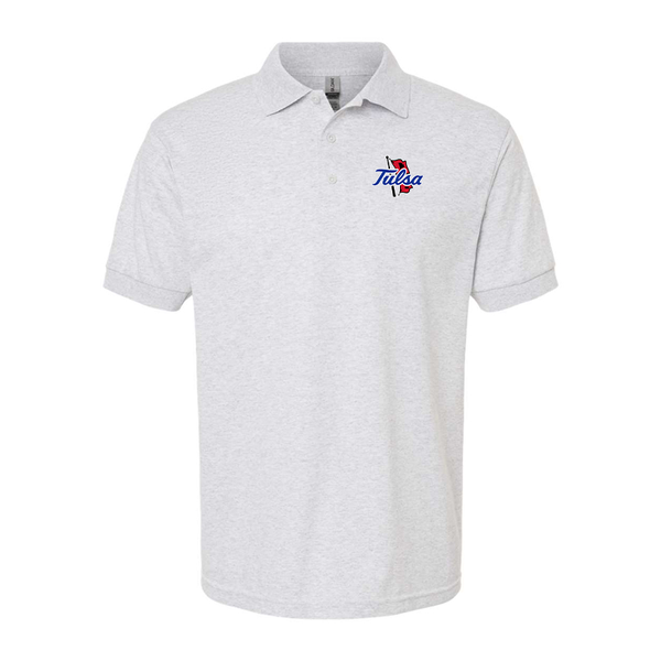 Men's Tulsa Golden Hurricane Gildan Dry Blend Jersey Polo