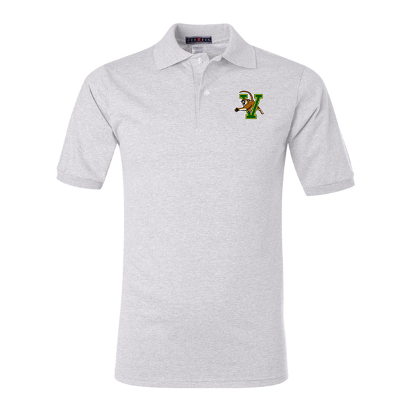 Men's Vermont Catamounts JERZEES  SpotShield polo