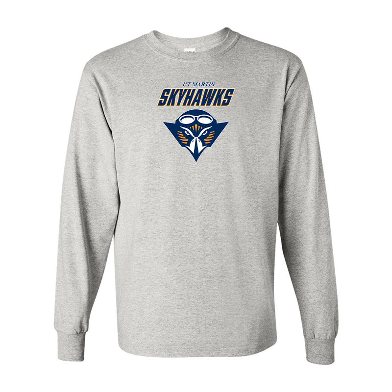 Men's Tennessee Martin Skyhawks Gildan Heavy Cotton Long Sleeve T-Shirt