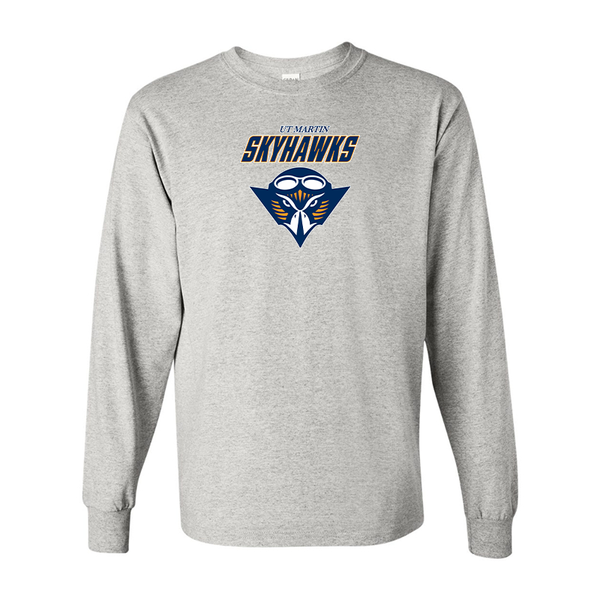 Men's Tennessee Martin Skyhawks Gildan Heavy Cotton Long Sleeve T-Shirt