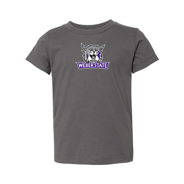 Weber State Wildcats BELLA  CANVAS Toddler Jersey Tee
