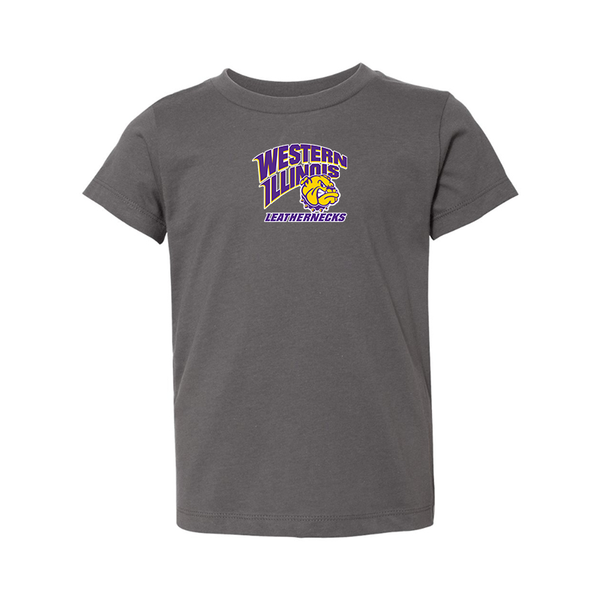 Western Illinois Leathernecks BELLA  CANVAS Toddler Jersey Tee