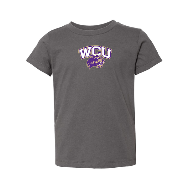 Western Carolina Catamounts BELLA  CANVAS Toddler Jersey Tee