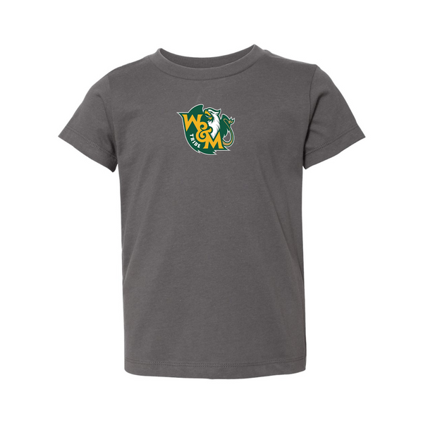 William and Mary Tribe BELLA  CANVAS Toddler Jersey Tee