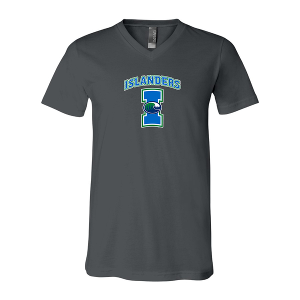 Men's  Texas AM CC Islanders  BELLA + CANVAS - Jersey V-Neck T-Shirt