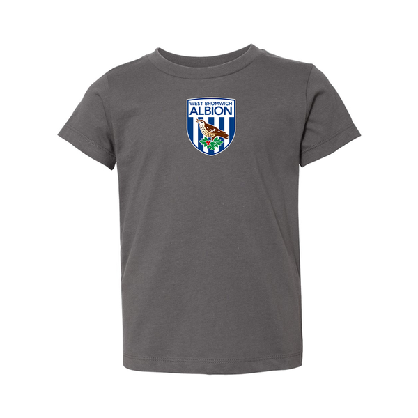 West Bromwich Albion Soccer BELLA  CANVAS Toddler Jersey Tee