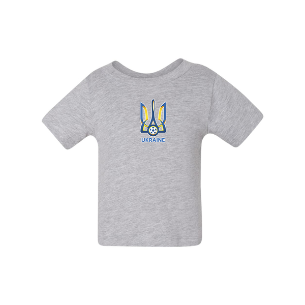 Ukraine National Football Soccer Team BELLA CANVAS Infant Jersey Tee