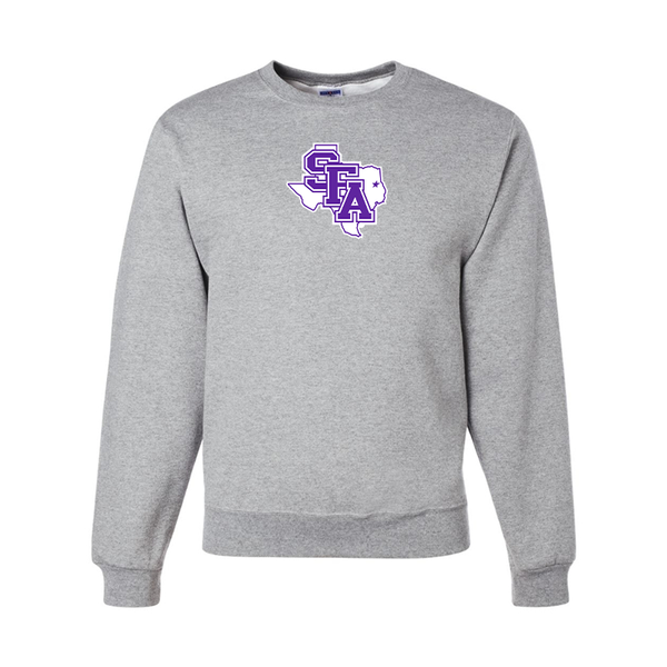Men's Stephen F. Austin Lumberjacks   JERZEES NuBlend Crewneck Sweatshirt
