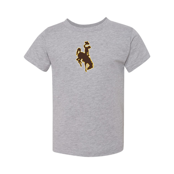 Wyoming Cowboys BELLA  CANVAS Toddler Jersey Tee