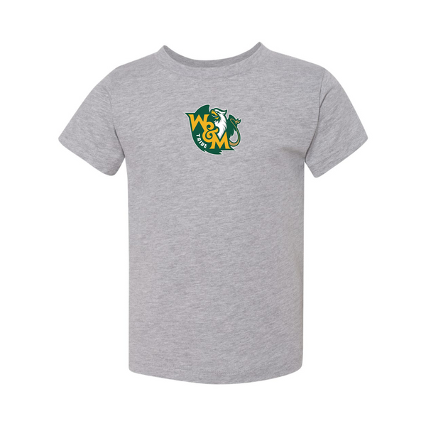 William and Mary Tribe BELLA  CANVAS Toddler Jersey Tee